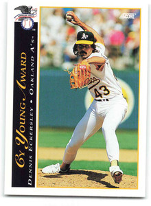 1993 Score #483 Dennis Eckersley AW NM-MT  Oakland Athletics 