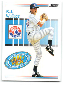 1993 Score #488 B.J. Wallace NM-MT  Montreal Expos 
