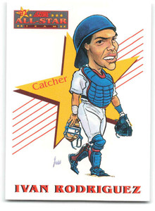 1993 Score #507 Ivan Rodriguez AS NM-MT  Texas Rangers 