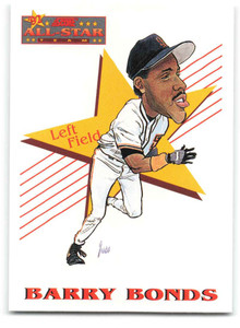 1993 Score #523 Barry Bonds AS NM-MT  San Francisco Giants 