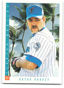 1993 Score #558 Bryan Harvey NM-MT  Florida Marlins 