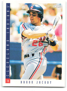 1993 Score #567 Brook Jacoby NM-MT  Cleveland Indians 