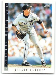 1993 Score #609 Wilson Alvarez NM-MT  Chicago White Sox 