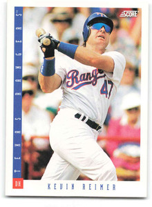 1993 Score #628 Kevin Reimer NM-MT  Texas Rangers 