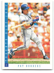 1993 Score #642 Pat Borders NM-MT  Toronto Blue Jays 