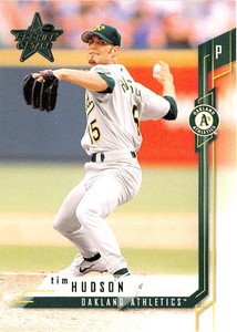 2001 Leaf Rookies & Stars #87 Tim Hudson NM-MT  Oakland Athletics 