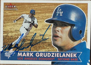Mark Grudzielanek Autographed 2001 Fleer Tradition #39