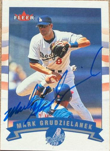 Mark Grudzielanek Autographed 2002 Fleer #305