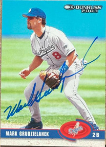 Mark Grudzielanek Autographed 2003 Donruss #309