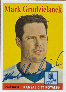 Mark Grudzielanek Autographed 2007 Topps Heritage #280