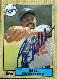 Bill Madlock Autographed 1987 Topps #734