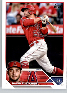 2023 Topps #636 David Fletcher NM-MT  Los Angeles Angels 