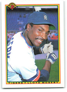 1990 Bowman #362 Lloyd Moseby VG Detroit Tigers 