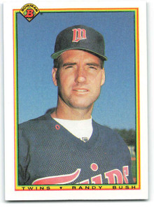 1990 Bowman #416 Randy Bush VG Minnesota Twins 