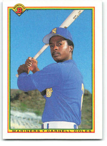 1990 Bowman #480 Darnell Coles VG Seattle Mariners 