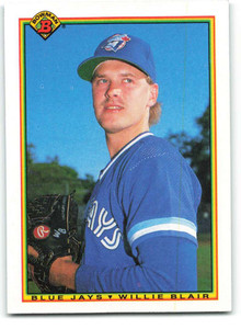 1990 Bowman #504 Willie Blair VG RC Rookie Toronto Blue Jays 