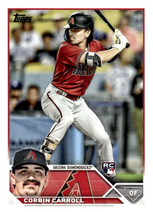 2023 Topps #401 Corbin Carroll NM-MT  RC Rookie Arizona Diamondbacks 