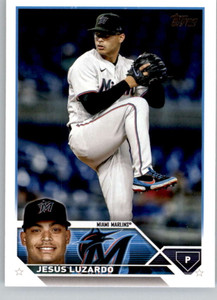2023 Topps #563 Jesus Luzardo NM-MT  Miami Marlins 