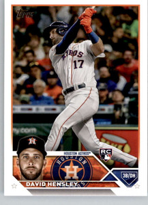 2023 Topps #649 David Hensley NM-MT  RC Rookie Houston Astros 