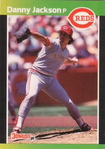 1989 Donruss #124 Danny Jackson NM-MT Cincinnati Reds 