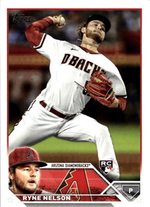 2023 Topps #459 Ryne Nelson NM-MT  RC Rookie Arizona Diamondbacks 