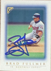 Brad Fullmer Autographed 1999 Topps Gallery #64