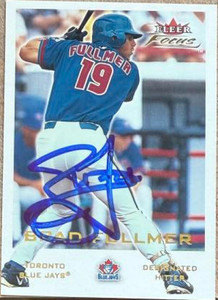 Brad Fullmer Autographed 2001 Fleer Focus #99