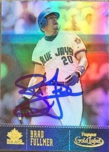 Brad Fullmer Autographed 2001 Topps Gold Label #15