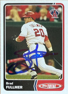 Brad Fullmer Autographed 2003 Topps Total #674  