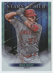 2022 Topps Stars of MLB #SMLB-1 Mike Trout NM/MT  Los Angeles Angels 