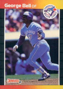 George Bell (MLB Baseball Card) 1993 Donruss McDonald's Toronto Blue J –  PictureYourDreams