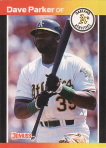 1989 Donruss #150 Dave Parker NM-MT Oakland Athletics 