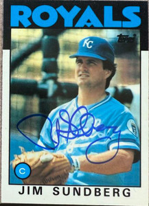 Jim Sundberg Autographed 1986 Topps Tiffany #245