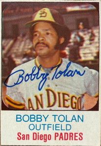 Bobby Tolan Autographed 1975 Hostess #1