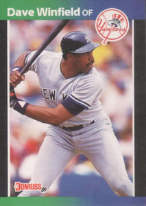 1989 Donruss #159 Dave Winfield NM-MT New York Yankees 