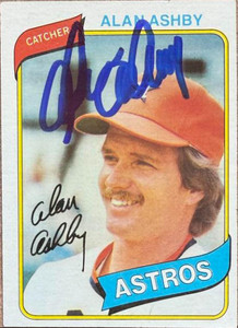 Alan Ashby Autographed 1980 Topps #187