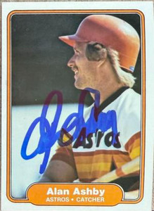 Alan Ashby Autographed 1982 Fleer #212 Houston Astros Card