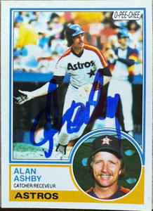 Alan Ashby Autographed 1983 O-Pee-Chee #84