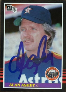 Alan Ashby Autographed 1985 Donruss #283