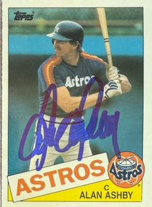 Alan Ashby Autographed 1985 Topps Tiffany #564