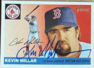 Kevin Millar Autographed 2004 Topps Heritage #462 SP