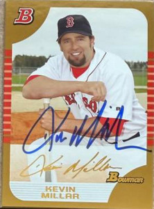 Kevin Millar Autographed 2005 Bowman Gold #42