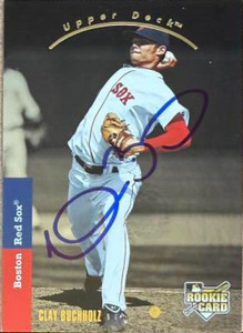 Clay Buchholz Autographed 2008 Upper Deck Timeline #315 1993 UD SP style