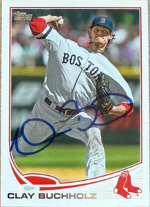 Clay Buchholz Autographed 2013 Topps #503 