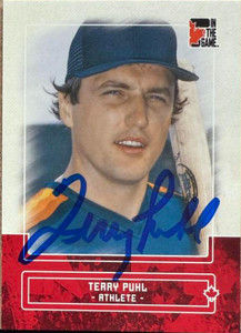 Terry Puhl Autographed 2011 In The Game Canadiana #89  