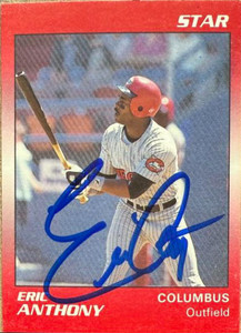 Eric Anthony Autographed 1989 Star #1 