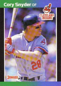 1989 Donruss #191 Cory Snyder NM-MT Cleveland Indians 