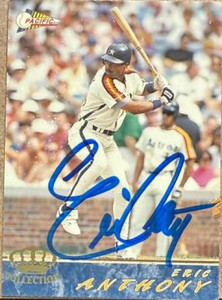 Eric Anthony Autographed 1994 Pacific #256 