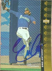 Eric Anthony Autographed 1994 SP #102