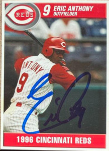 Eric Anthony Autographed 1996 Kahn's Cincinnati Reds SGA #NNO  